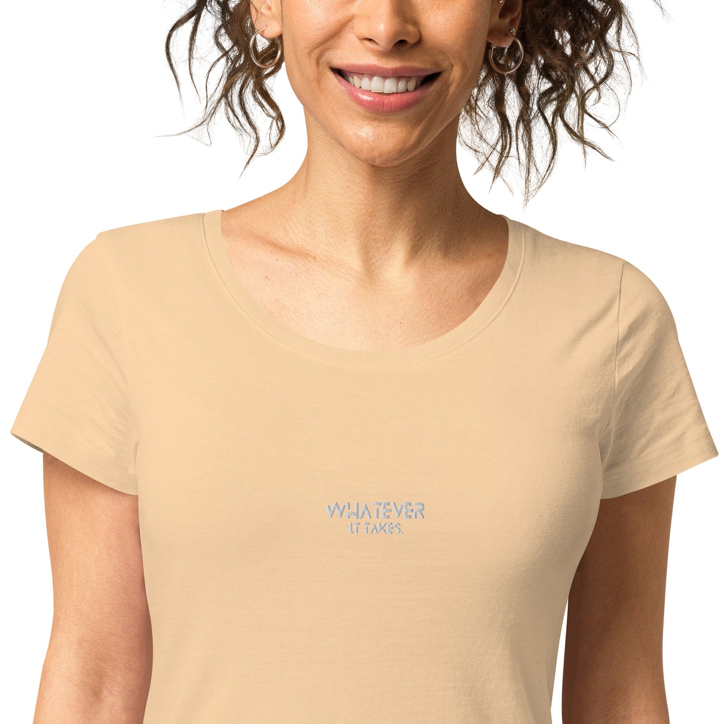 Whatever it takes (front) - white thread - Women’s basic organic t-shirt