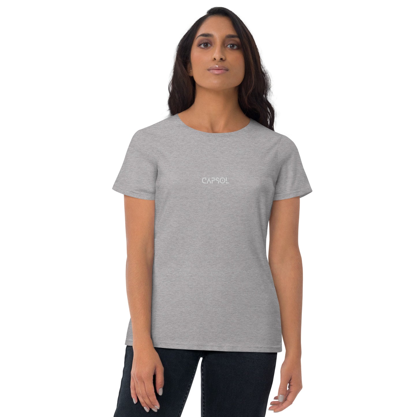 CapSol (front) / Whatever it takes (back) - white thread - Women's short sleeve t-shirt