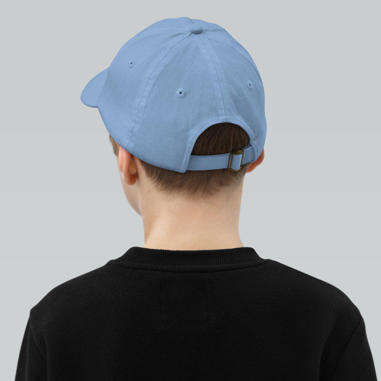 CapSol - black thread - YOUTH baseball cap