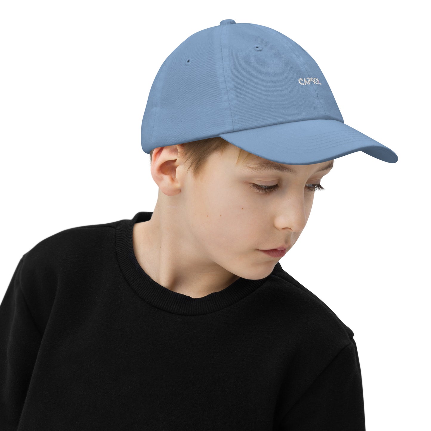 CapSol - white thread - YOUTH baseball cap