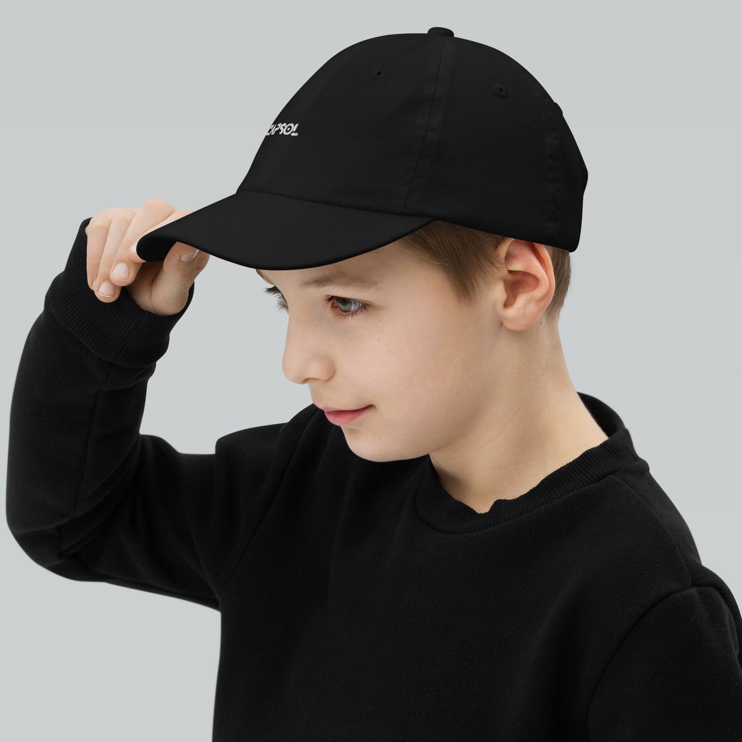 CapSol - white thread - YOUTH baseball cap