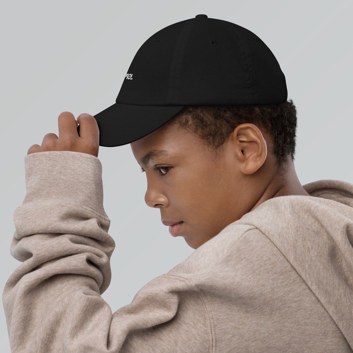 CapSol - white thread - YOUTH baseball cap