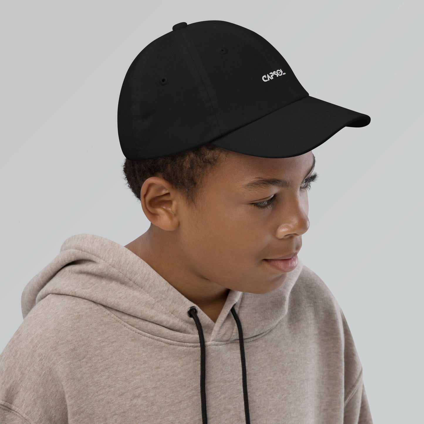 CapSol - white thread - YOUTH baseball cap