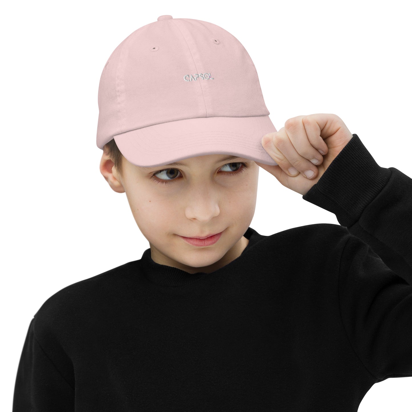 CapSol - white thread - YOUTH baseball cap