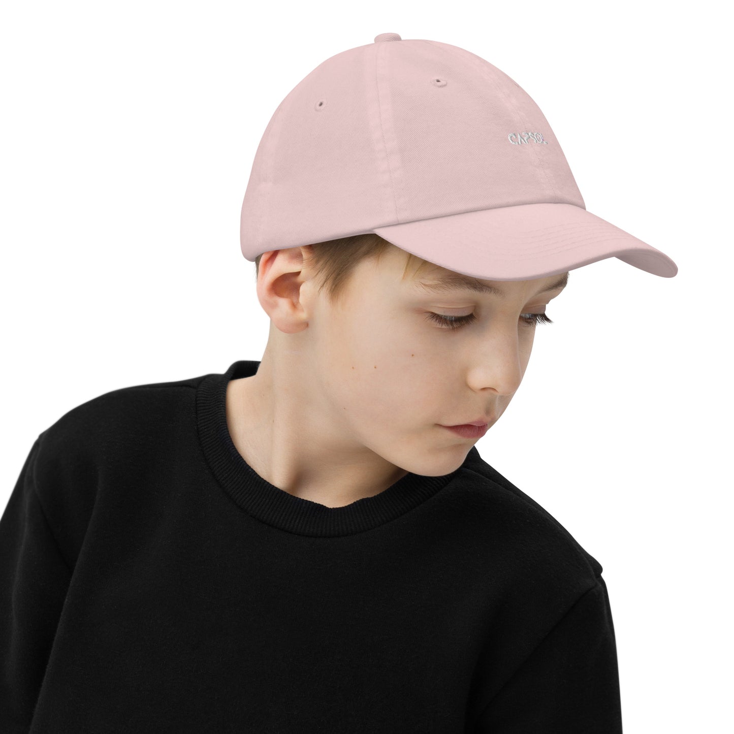 CapSol - white thread - YOUTH baseball cap