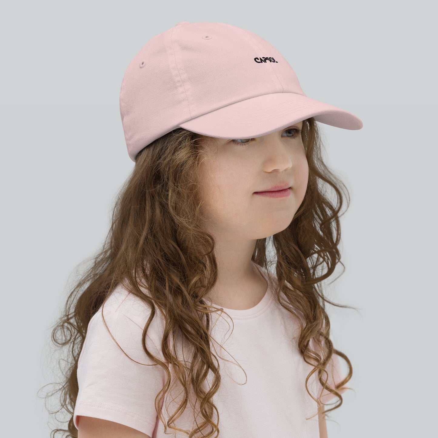 CapSol - black thread - YOUTH baseball cap