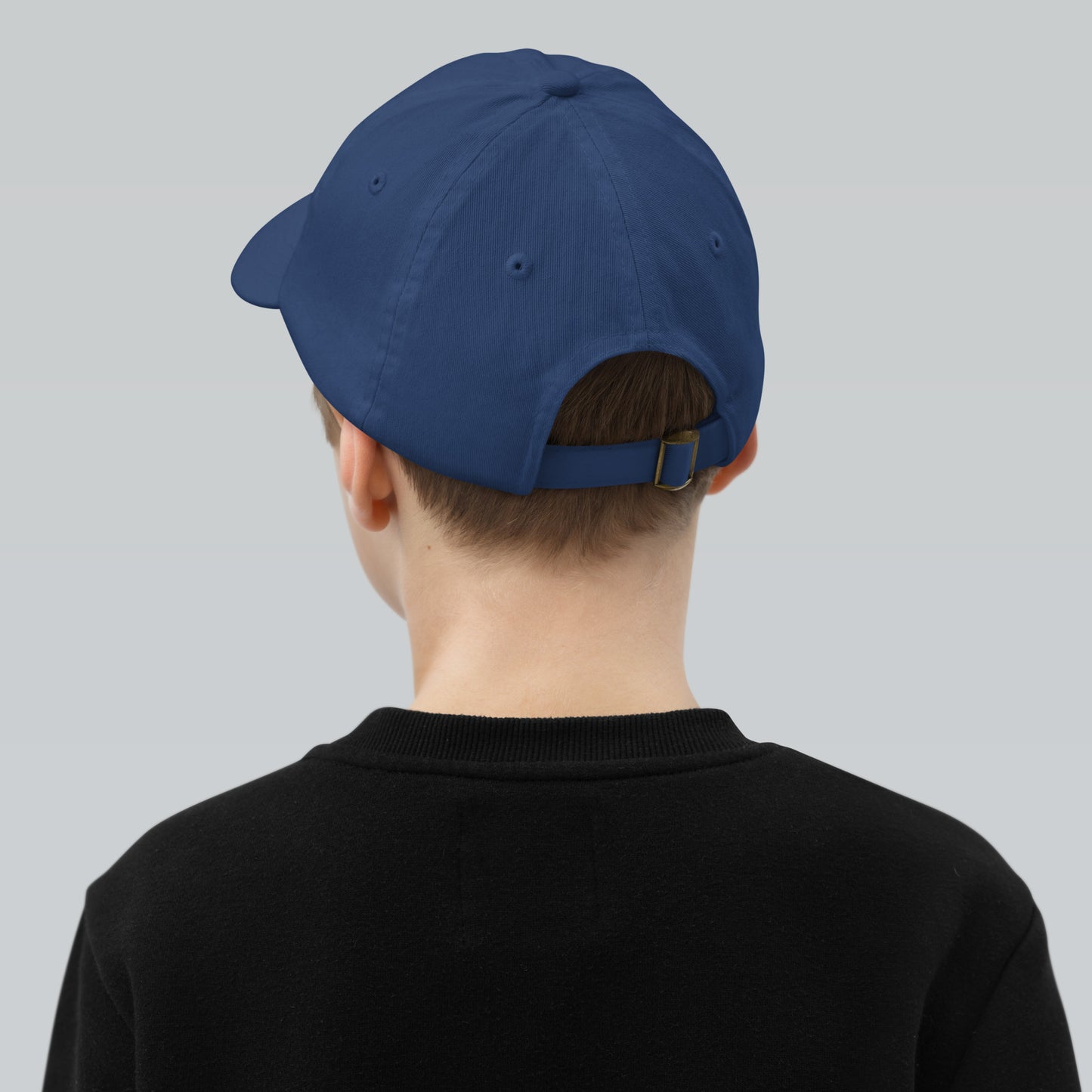 CapSol - black thread - YOUTH baseball cap