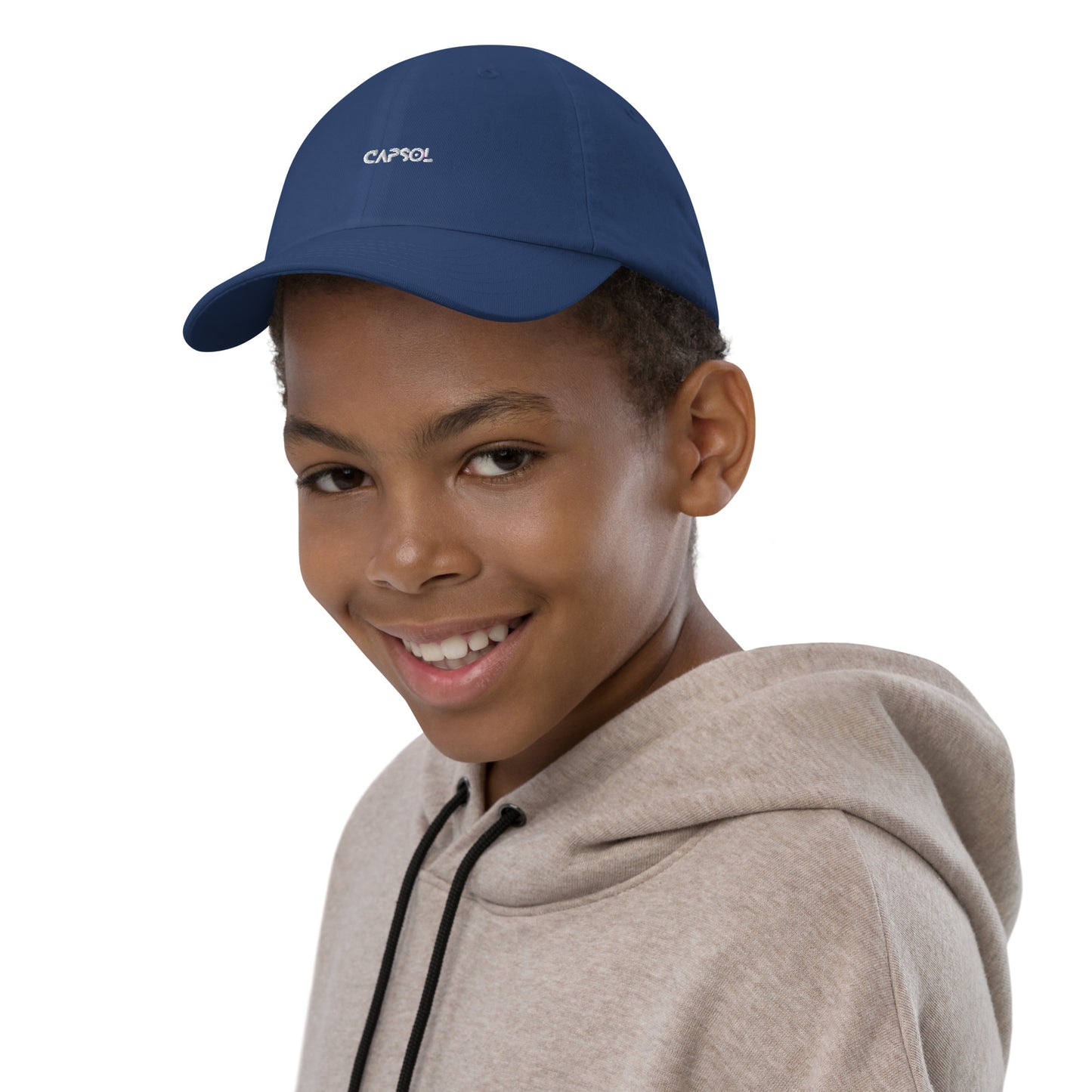 CapSol - white thread - YOUTH baseball cap