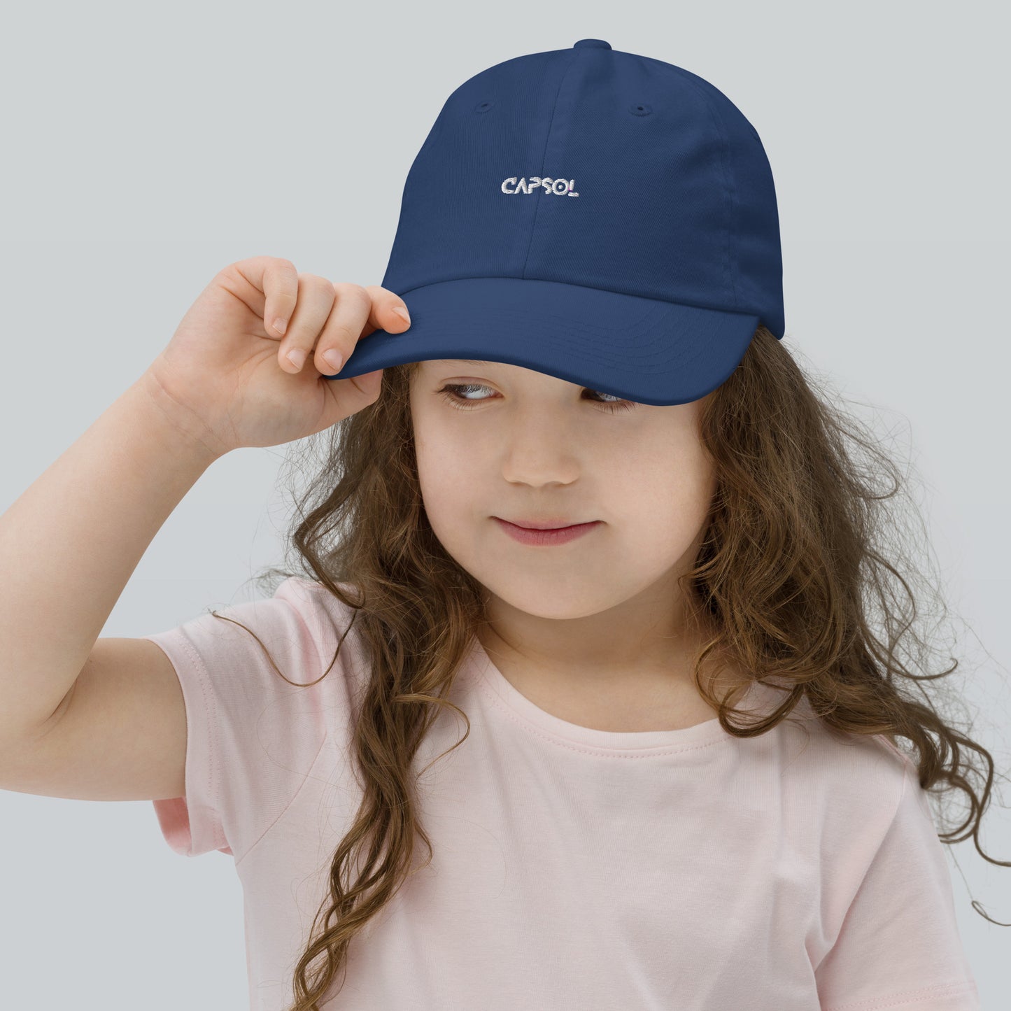 CapSol - white thread - YOUTH baseball cap