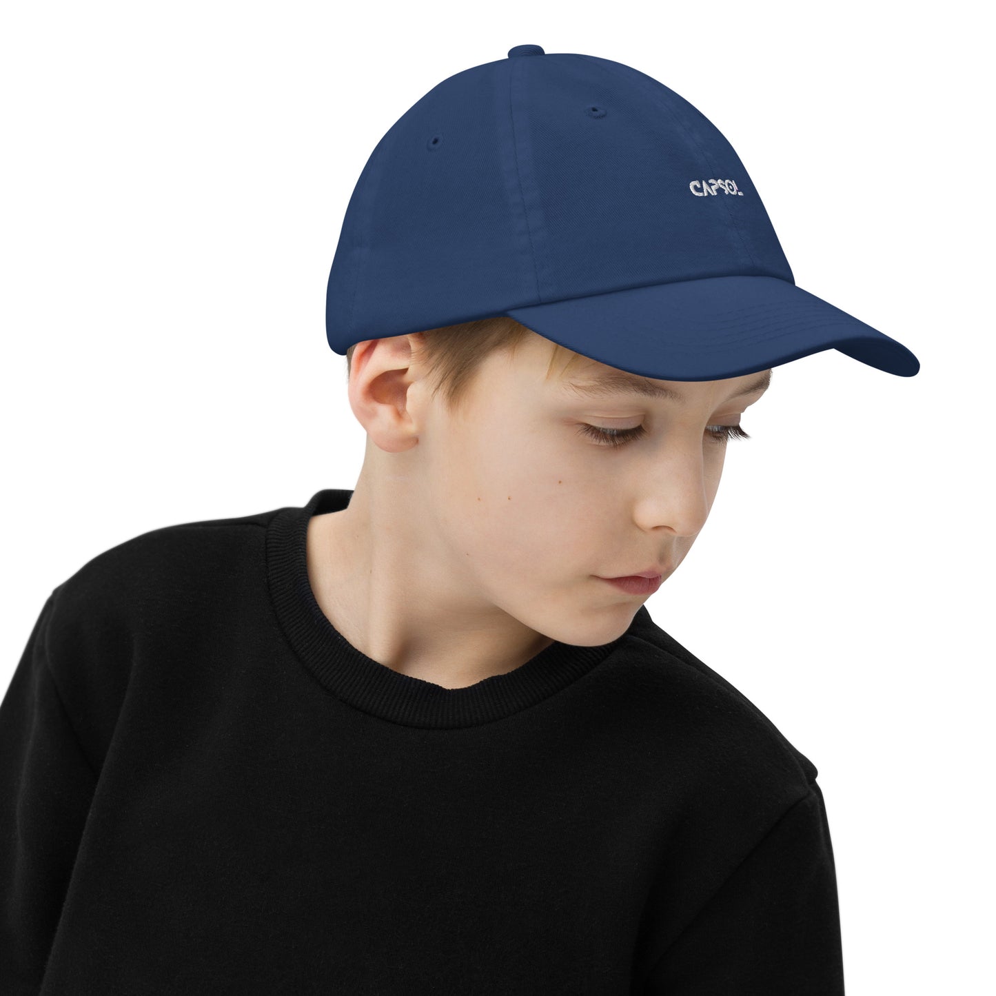 CapSol - white thread - YOUTH baseball cap