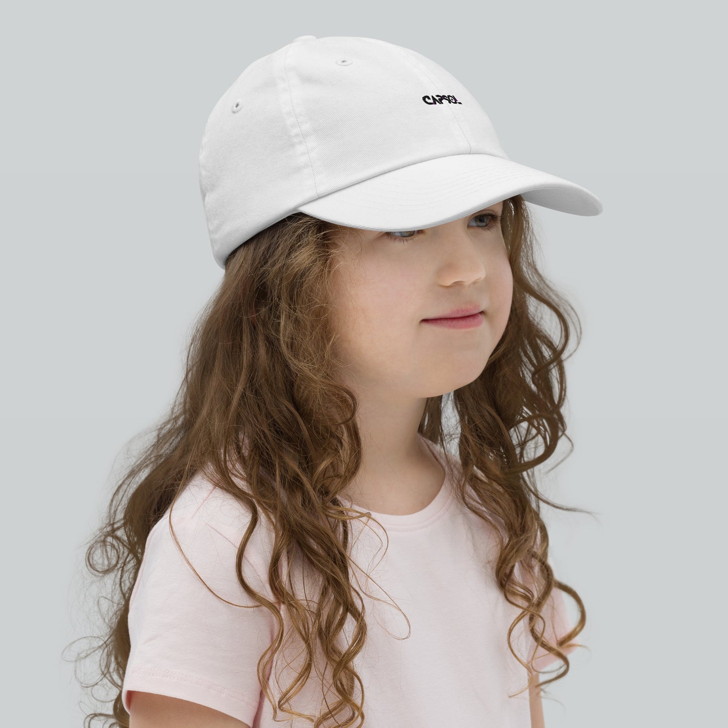 CapSol - black thread - YOUTH baseball cap